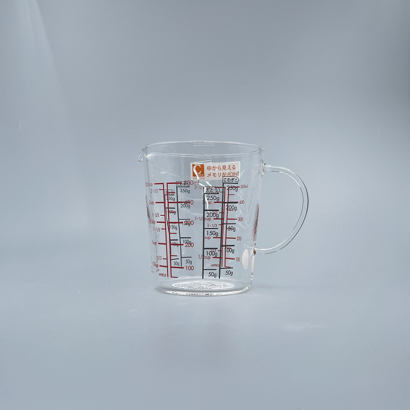 量杯 玻璃有柄 500cc Hario日本製