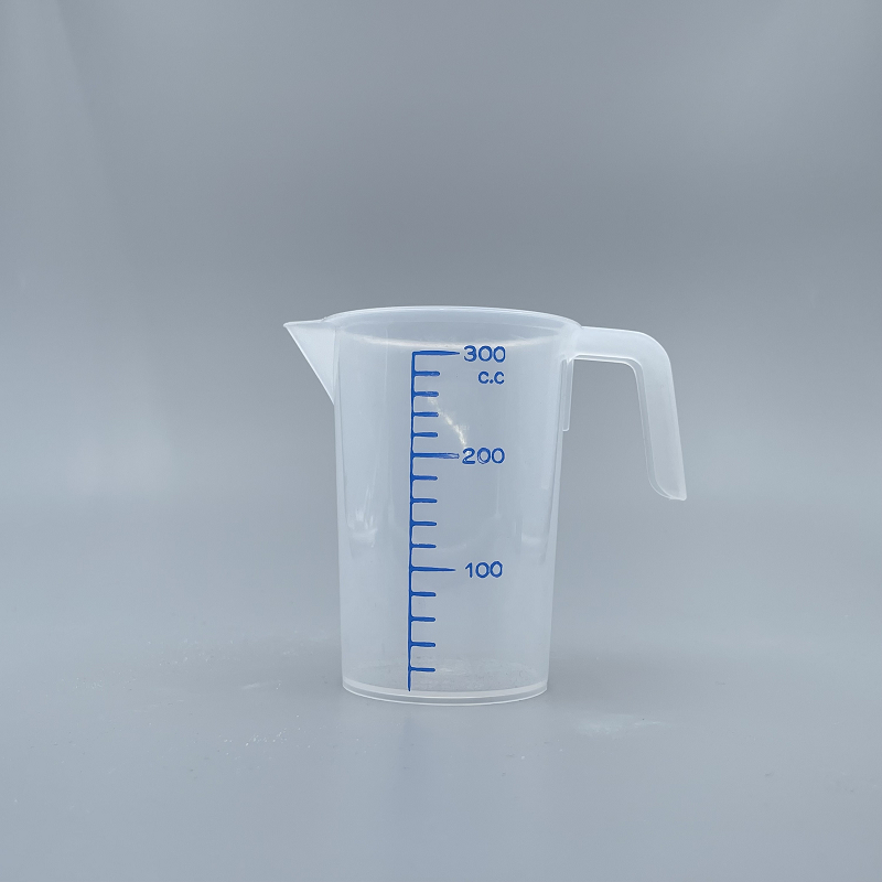 量杯 藍字有柄 LM  300ml