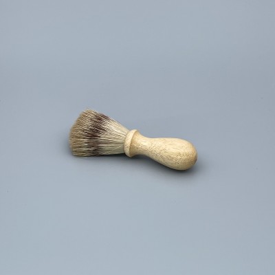 刷子 木柄 圓 短 13cm