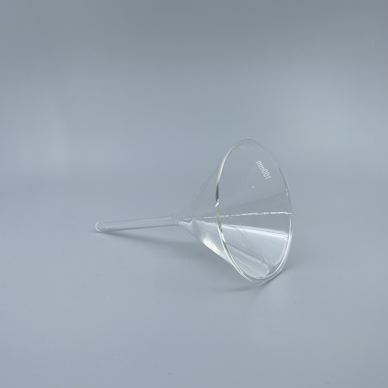 漏斗 玻璃 10cm