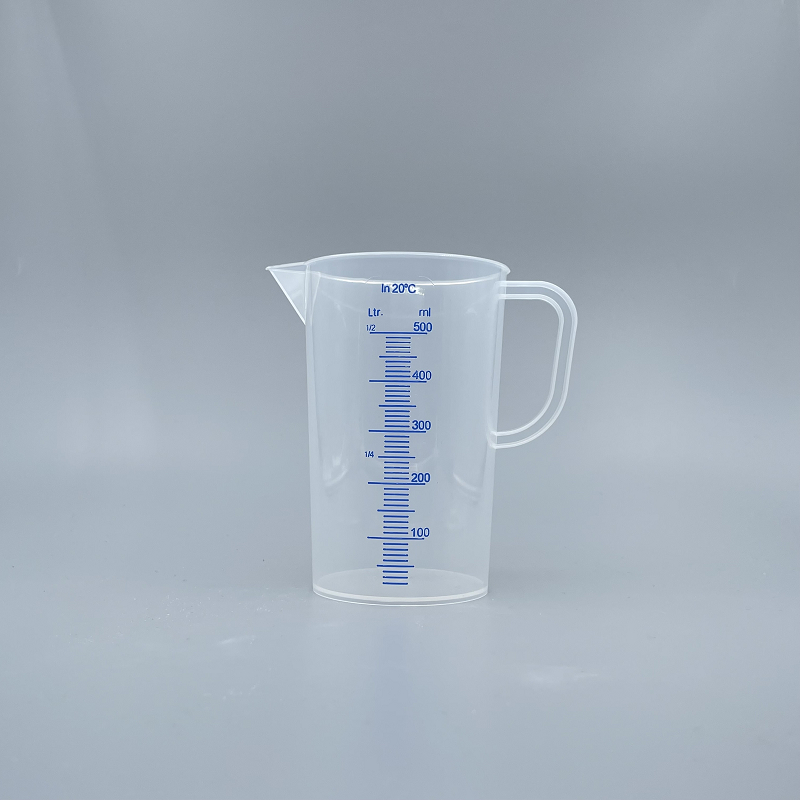 量杯 藍字有柄  500ml