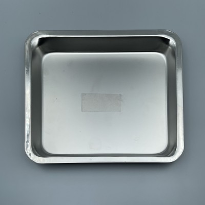 白鐵盤  小長方盤  28.5*22.5cm