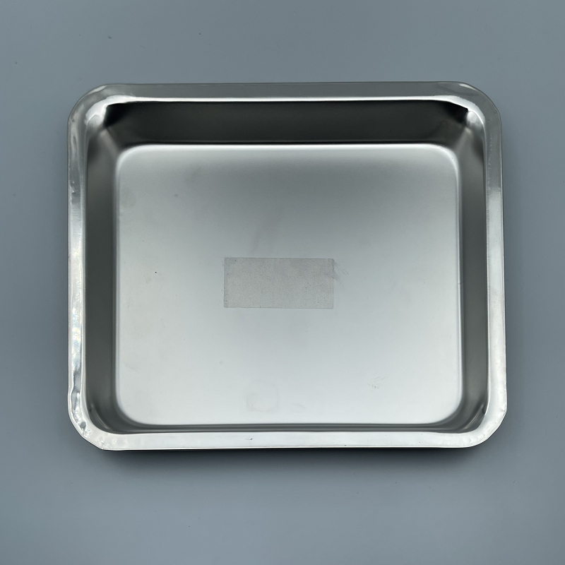 白鐵盤  大長方盤  38.5*28.5cm