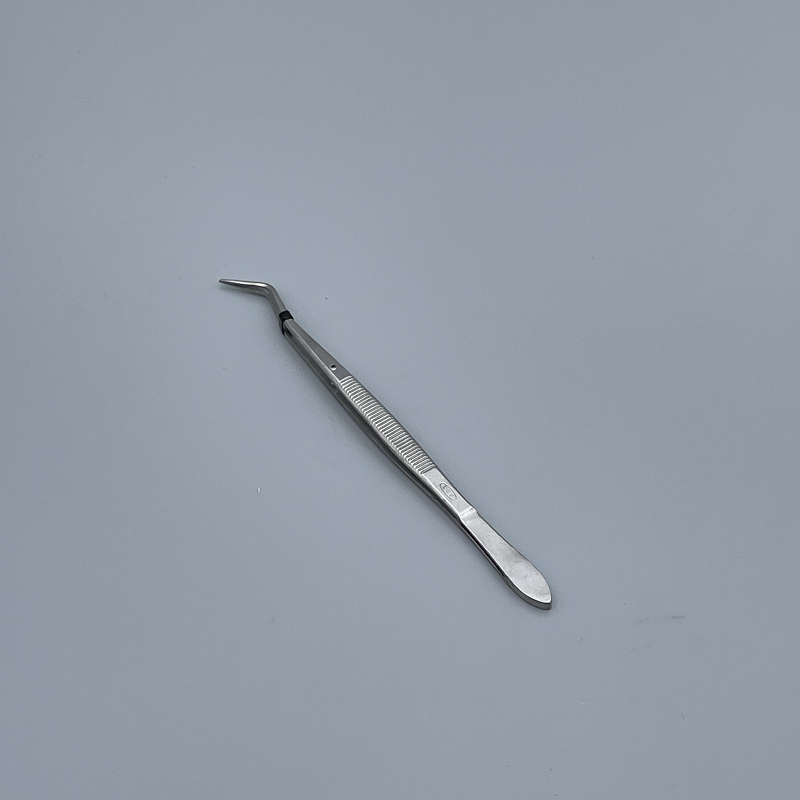 鑷子 L花紋夾 (有釘) 16.3cm