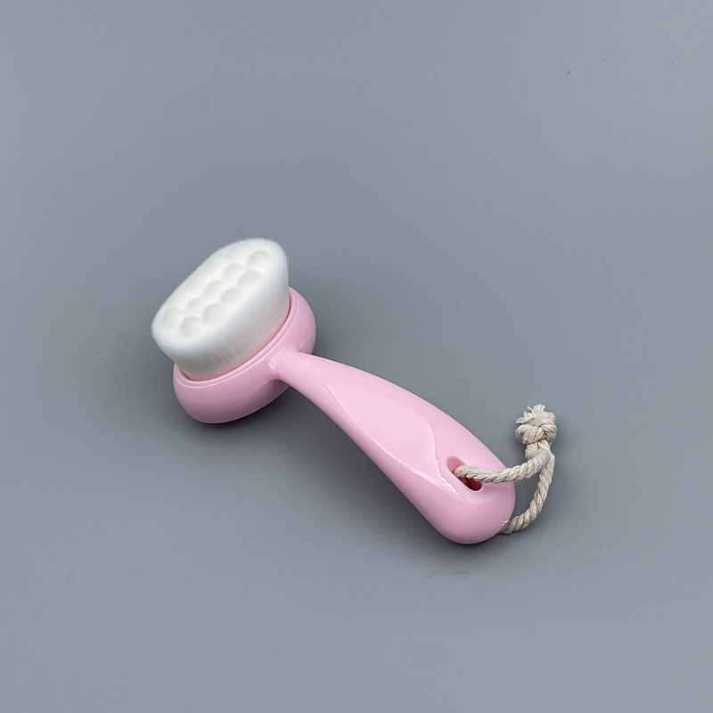 洗臉刷 濃密細纖維 粉紅柄