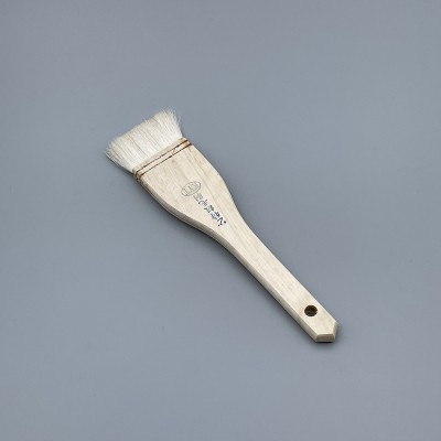 敷體刷 木柄白羊毛 2