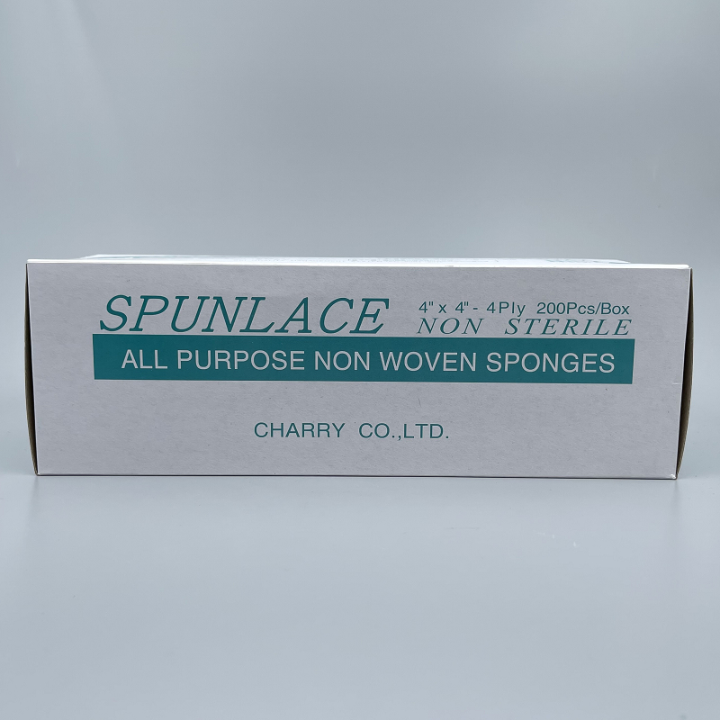 洗臉巾 4x4 200片白盒藍字 不織布 40g