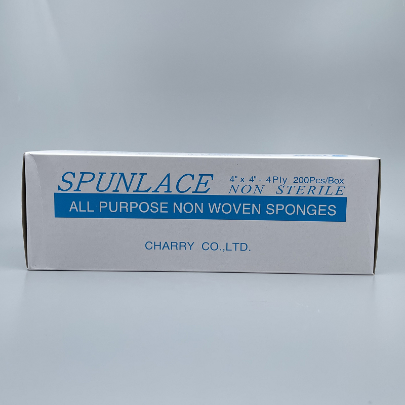 洗臉巾 4x4 200片白盒藍字 水針布 50g
