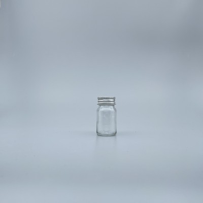 透明玻璃瓶 3K 28牙全鋁蓋 25ml