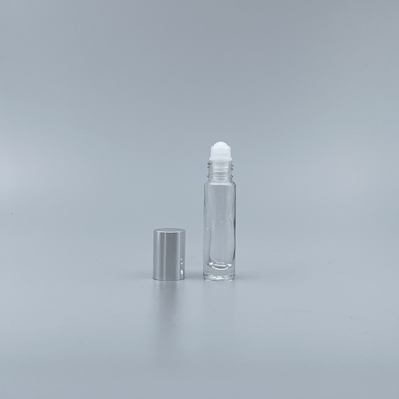 滾珠瓶 玻璃 8cc 銀蓋