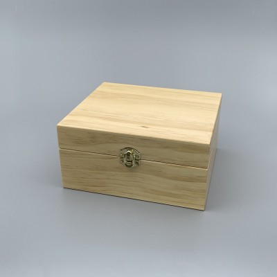 精油木盒 無鏡子 30格 台灣製原木色