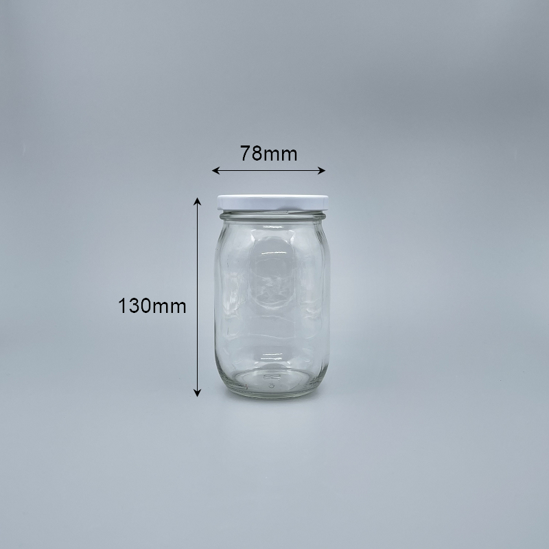 食品罐 大美瓶 430cc 白蓋 70mm