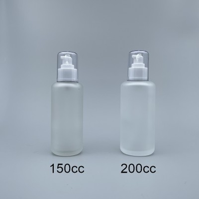 壓瓶 附蓋 毛玻 150cc 蓋無滾邊 L-1550