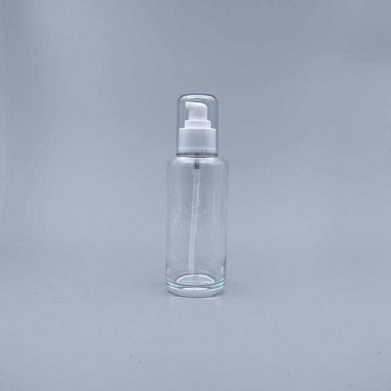 壓瓶 附蓋 透玻 150cc 蓋無滾邊 L-1550