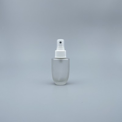 桃型 噴瓶 毛玻 50cc 白噴頭