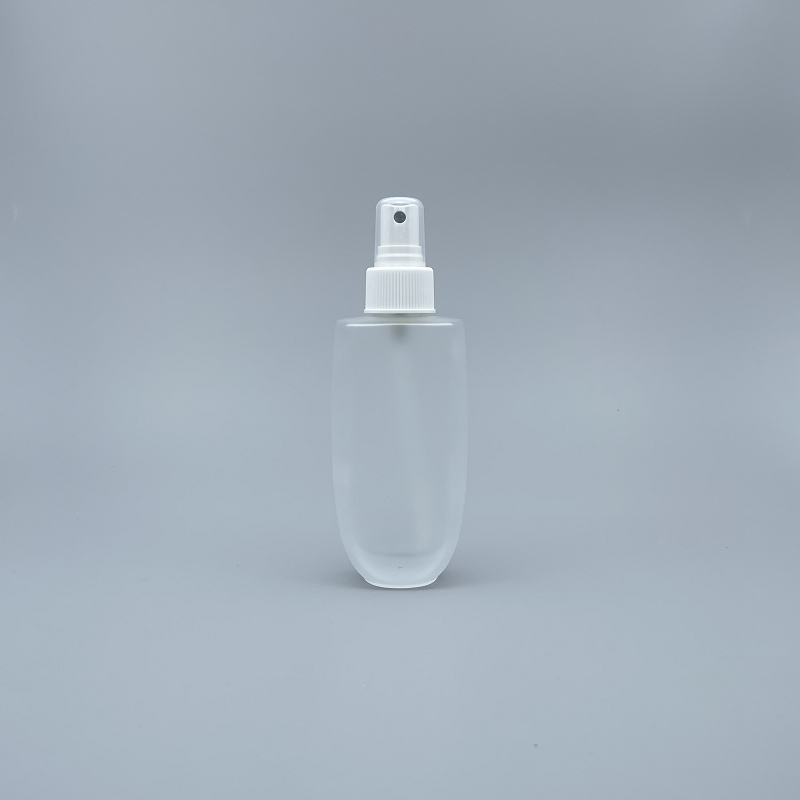 桃型 噴瓶 毛玻 100cc 白噴頭