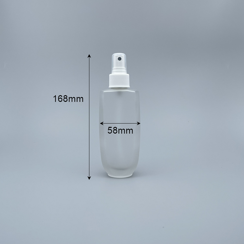 桃型 噴瓶 毛玻 150cc 本色噴頭