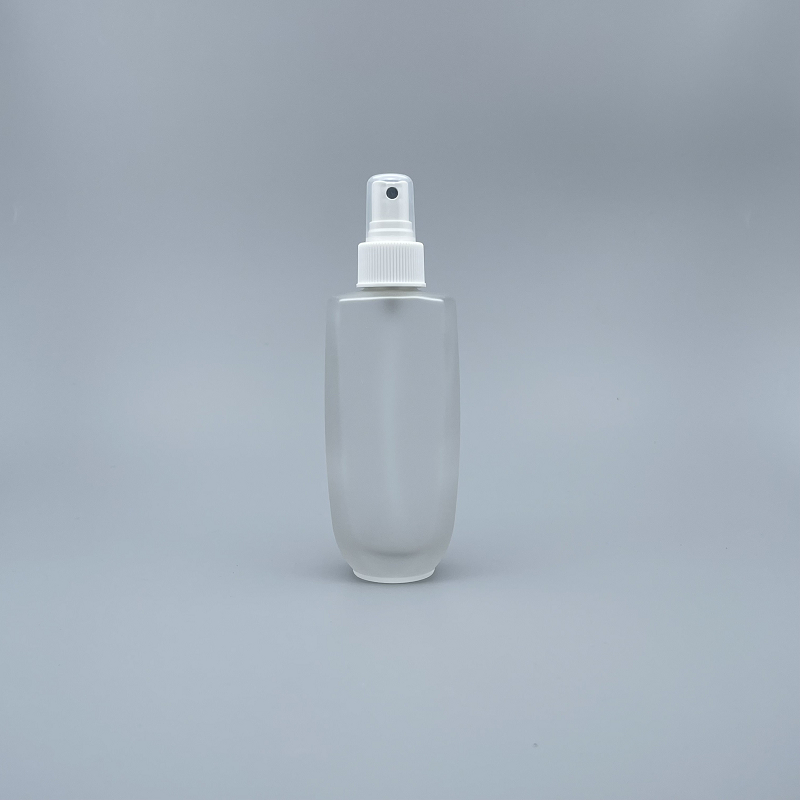 桃型 噴瓶 毛玻 150cc 白噴頭