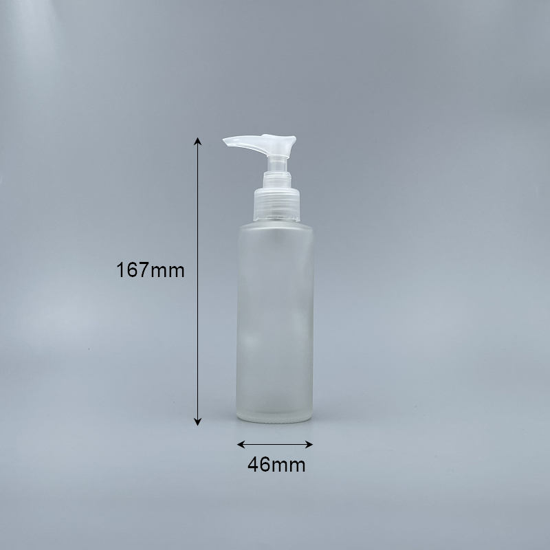 壓瓶 毛玻 120ml NO.1208 本色壓頭