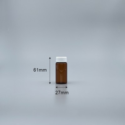 美國瓶 20cc (茶) 27x58