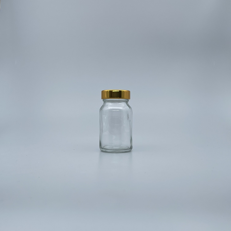 透明玻璃瓶 10K 金蓋 85ml