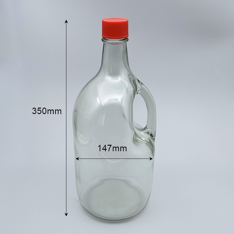 酒瓶 有柄 3L 紅蓋