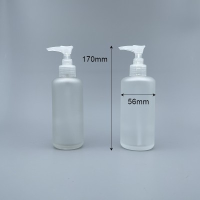 壓瓶 毛玻 200ml 本色壓頭