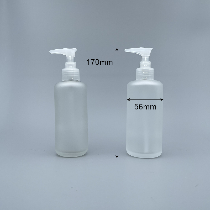 壓瓶 毛玻 200ml 本色壓頭