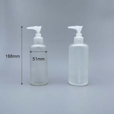 壓瓶 毛玻 150ml 本色壓頭