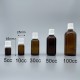 精油瓶 茶色 白色安全蓋 10cc