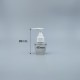 桃型 壓瓶 毛玻 30cc 白壓頭