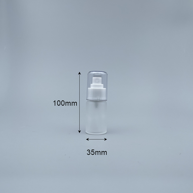 噴瓶 毛玻 附蓋 30cc 蓋滾金邊 L-0350