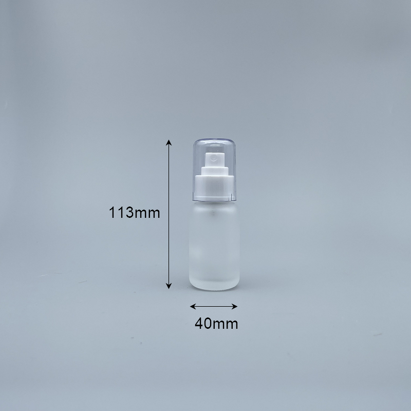 噴瓶 毛玻 附蓋 50cc 蓋滾金邊 L-0514