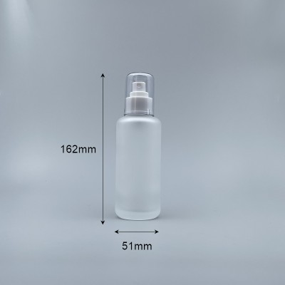 噴瓶 毛玻 附蓋 150cc 蓋滾金邊 L-1550