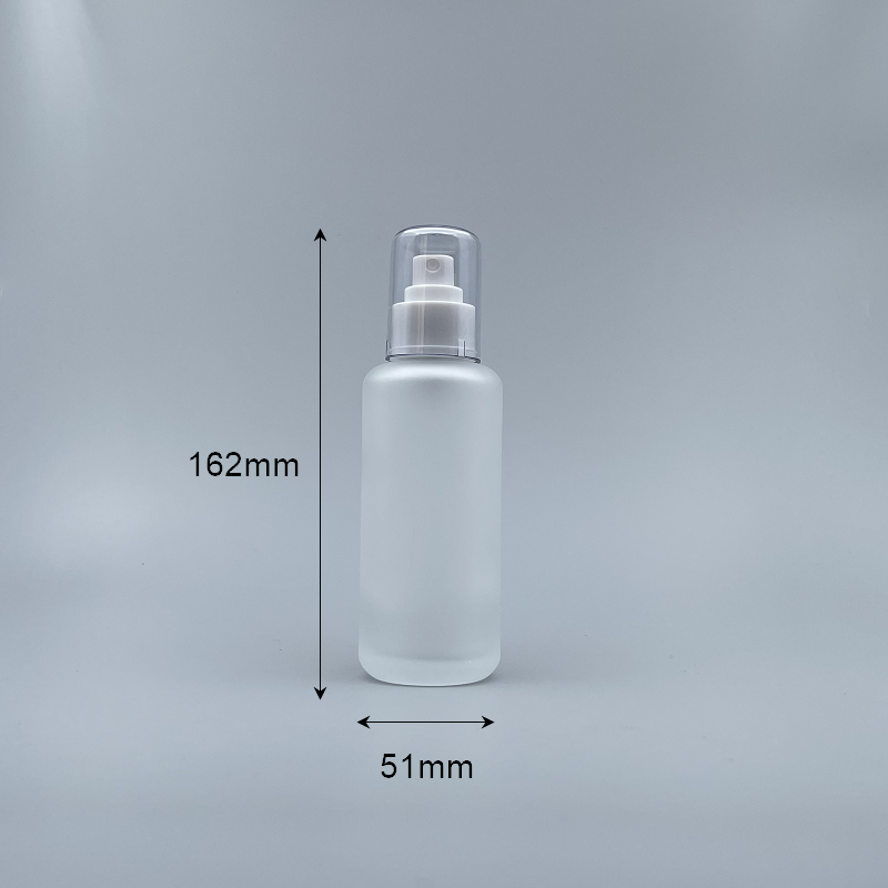 噴瓶 毛玻 附蓋 150cc 蓋滾金邊 L-1550