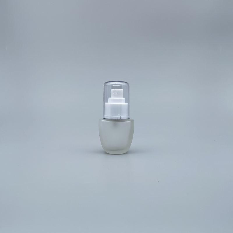 桃型 噴瓶 附蓋毛玻 30cc 蓋無滾邊