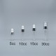 滴瓶 透 10cc 銀蓋+TPR白膠帽