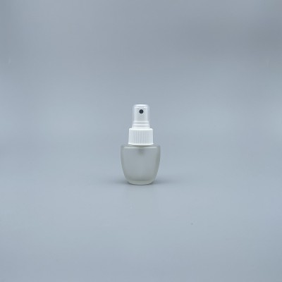 桃型 噴瓶 毛玻 30cc 白噴頭