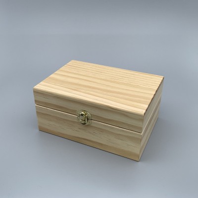 精油木盒 無鏡子 24格 台灣製原木色