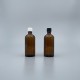 精油瓶 茶 白蓋 100cc (無洞蓋無內塞附墊片)