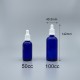 精油滴瓶 藍色 白配件 100ml