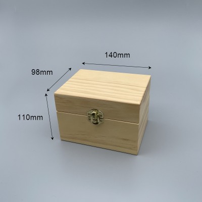 精油木盒 無鏡子 12格 台灣製原木色