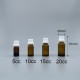 精油瓶 德國 茶色 白色大頭安全蓋 20cc