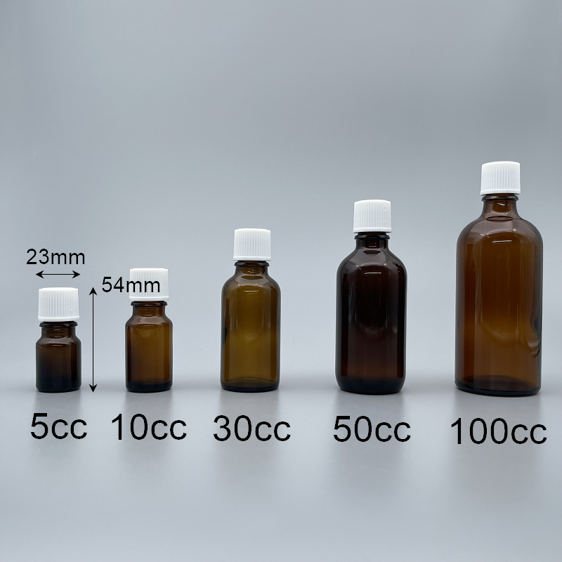 精油瓶 藍 白蓋 5cc