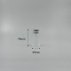 鋁蓋瓶 毛玻 30ml 全鋁蓋+5.5#無洞內塞