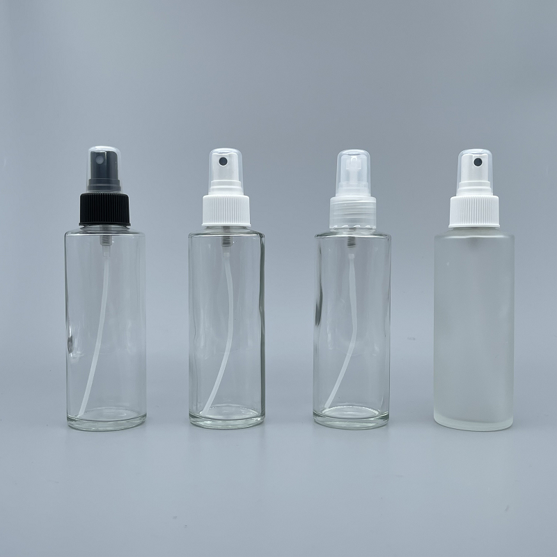 噴瓶 透玻 黑噴頭 120ml L-1208