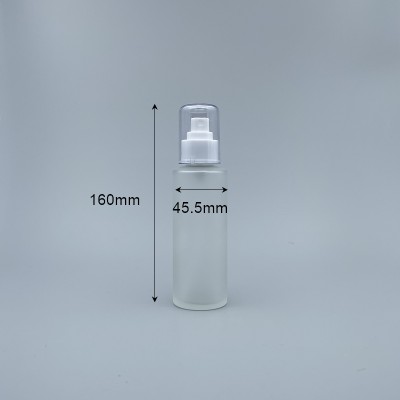 噴瓶 毛玻 附蓋 120cc 蓋滾金邊 L-1208