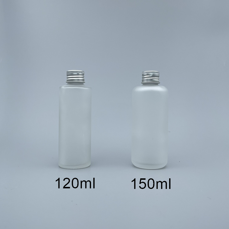 鋁蓋瓶 毛玻 120ml 全鋁蓋+有洞內塞