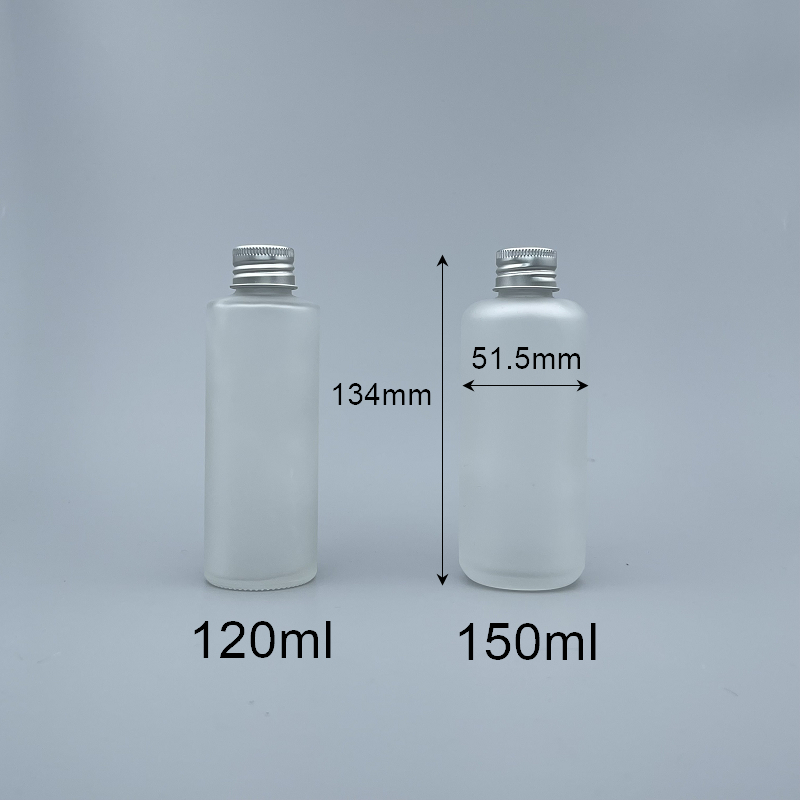 鋁蓋瓶 毛玻 150ml 全鋁蓋+5.5#無洞內塞