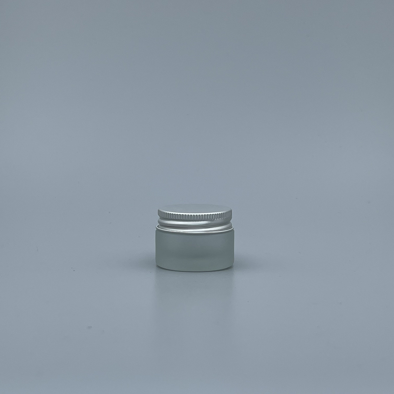 鋁蓋面霜盒 15g 毛玻